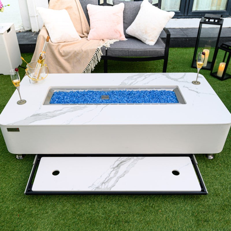 Athens Fire Table Outdoor with Compartment