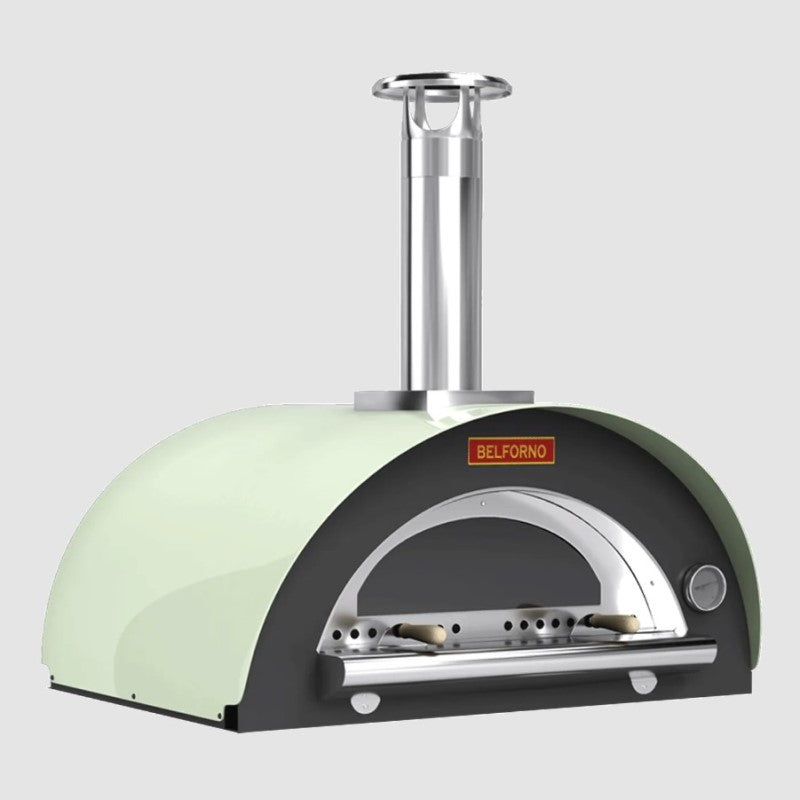 Belforno Countertop Medio Wood-Fired Pizza Oven - Pistachio