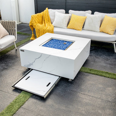 Bianco Fire Table Outdoor with Compartment