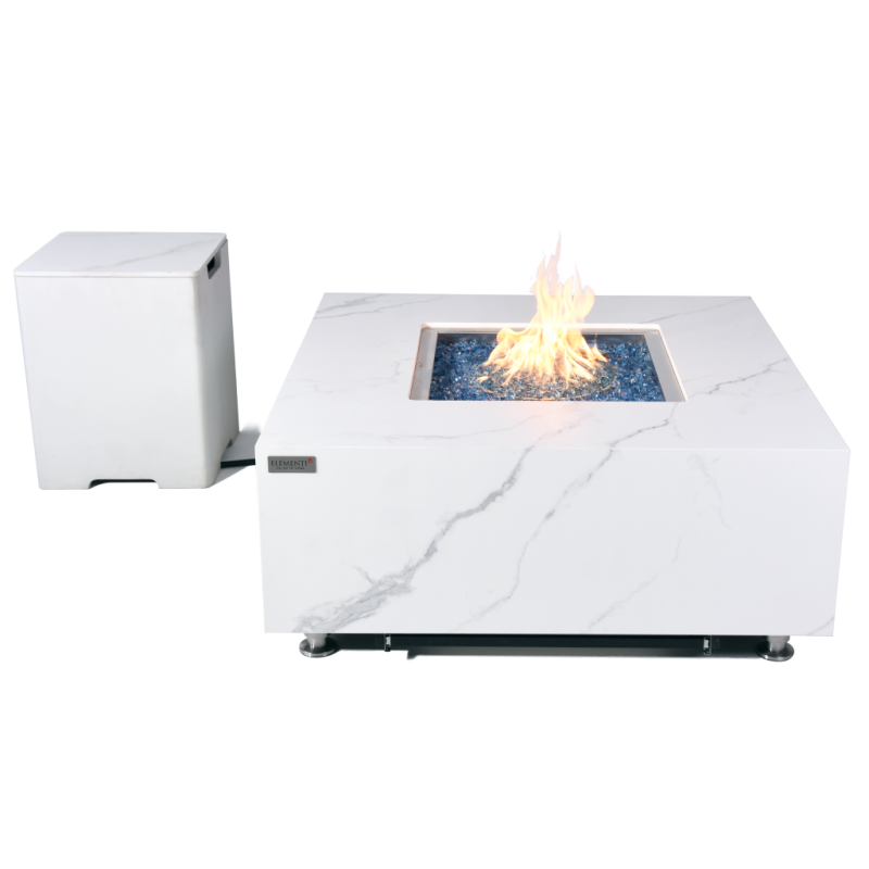 Bianco Fire Table with Tank Cover