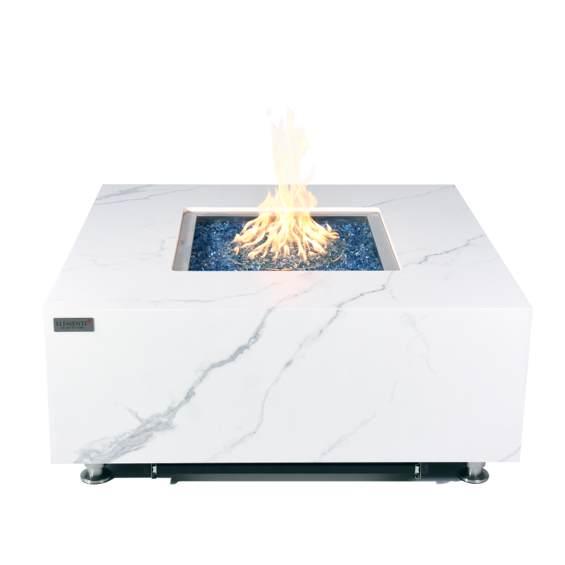 Bianco Fire Table with flame
