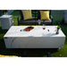 Carrara Fire Table Outdoor with Lid