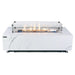 Carrara Fire Table with Wind Screen