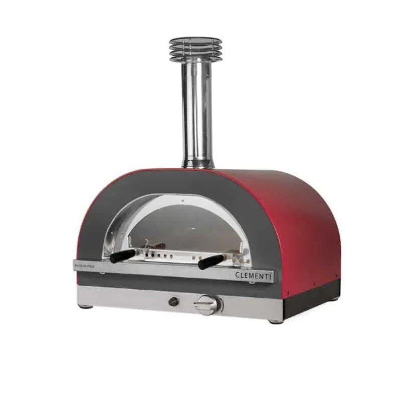 Clementi Gold Gas-Fired Pizza Oven-Red