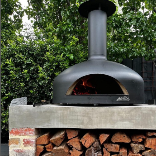 Polito Giotto Wood Fired Pizza Oven With Bench Stand