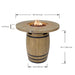 Elementi Lafite Barrel Fire Table Dimensions