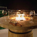Elementi Lafite Barrel Fire Table with Flame