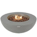 Elementi Lunar Fire Bowl Light Gray