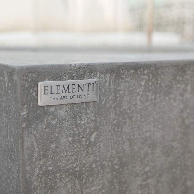 Elementi Metropolis Ethanol Fire Table Side Closeup