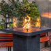 Elementi Montreal Fire Table DG Outdoor with Wind Screen