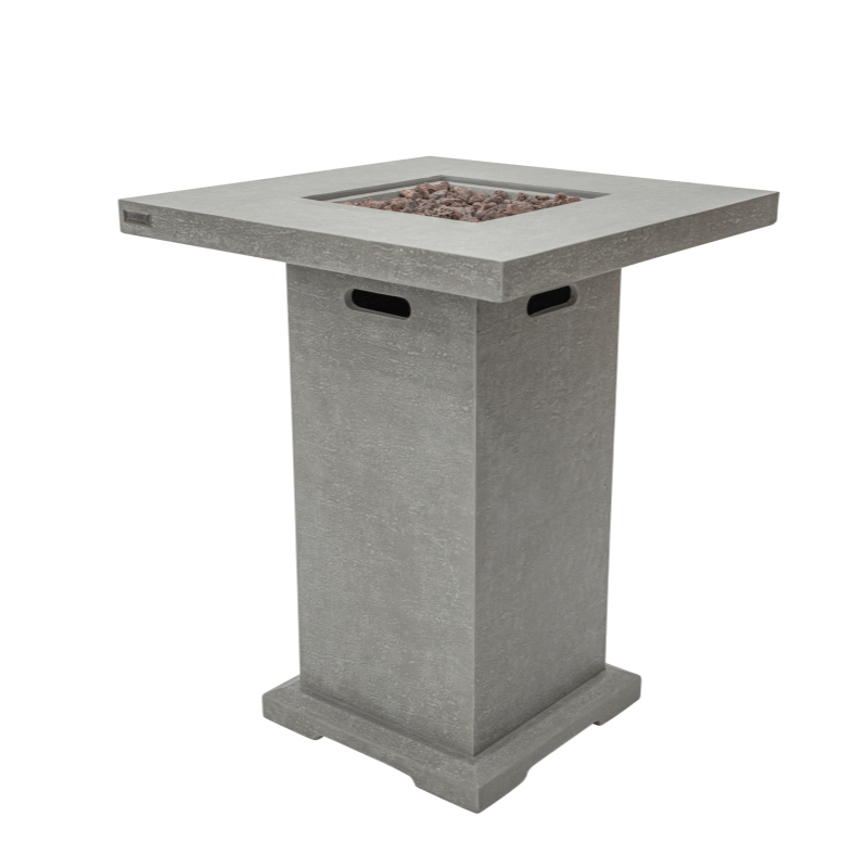 Elementi Montreal Fire Table LG with Lava Rock