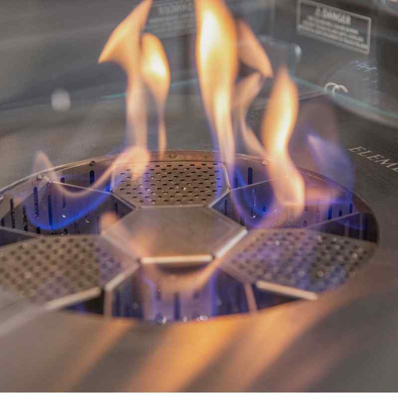 Elementi Perth Ethanol SDlate black flame