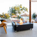 Elementi Plus Annecy Fire Table Black Outdoor with Flame