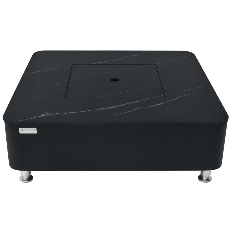 Elementi Plus Annecy Fire Table Black with Lid