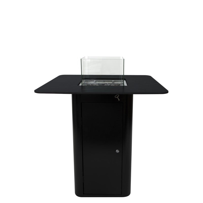 Elementi Plus Koln Fire Table with Windscreen