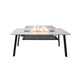 Elementi Plus Oslo Dining Fire Table With Flame