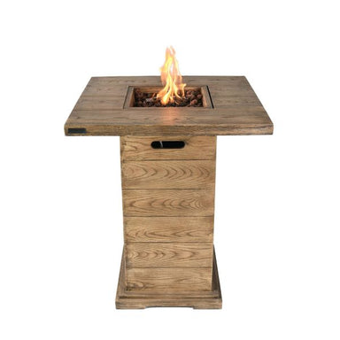 Elementi Rova Fire Bar Table with Flame