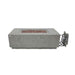 Elementi Andes Fire Table Light Grey