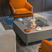 Elementi Perth Ethanol Fire Pit Space Grey angle