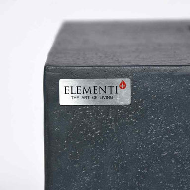 Elementi Plus Bergen Fire Table Logo brandname