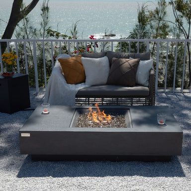 Elementi Plus Cannes Fire Table with flame Outdoor Lifestyle