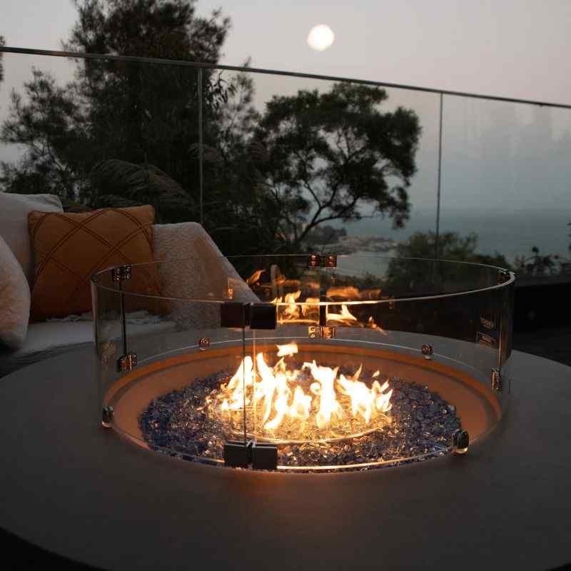 Elementi Plus Colosseo Fire Table With Flame