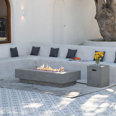 Elementi Plus Riviera Fire Table with Flame outdoor heating