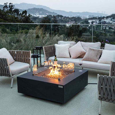 Elementi Plus Roraima Fire Table with Flame Outdoor Heating