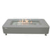 Elementi Sydney Ethanol Fire Pit space grey with flame