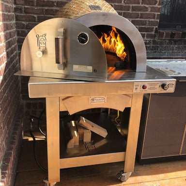 HPC Forno Series Pizza Oven-On a Cart with door thermometer