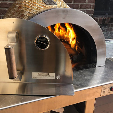 HPC Forno Series Pizza Oven with flame and door thermometer
