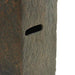 Modeno Basalt Column Fire Pit Close up angle