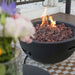 Modeno Jefferson Fire Bowl with flame