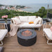 Modeno Venice Fire Table Outdoor with Windscreen