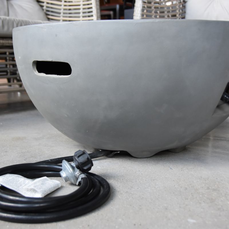 Modeno Nantucket Fire Bowl With gas Hose