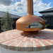 Polito_Giotto_pizza_oven_Copper_outdoor_round_counter