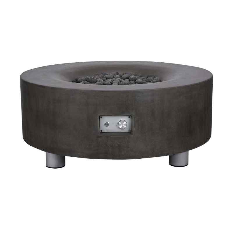 Pyromania Avalon Fire Table Charcoal with Legs