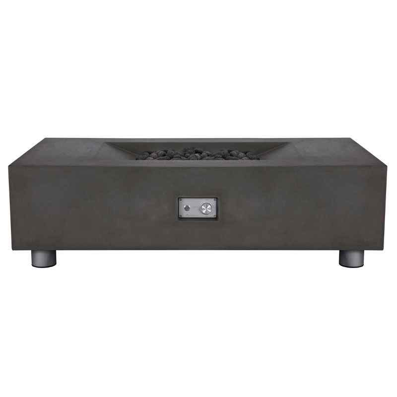 Pyromania Moderne Fire Table Charcoal legs