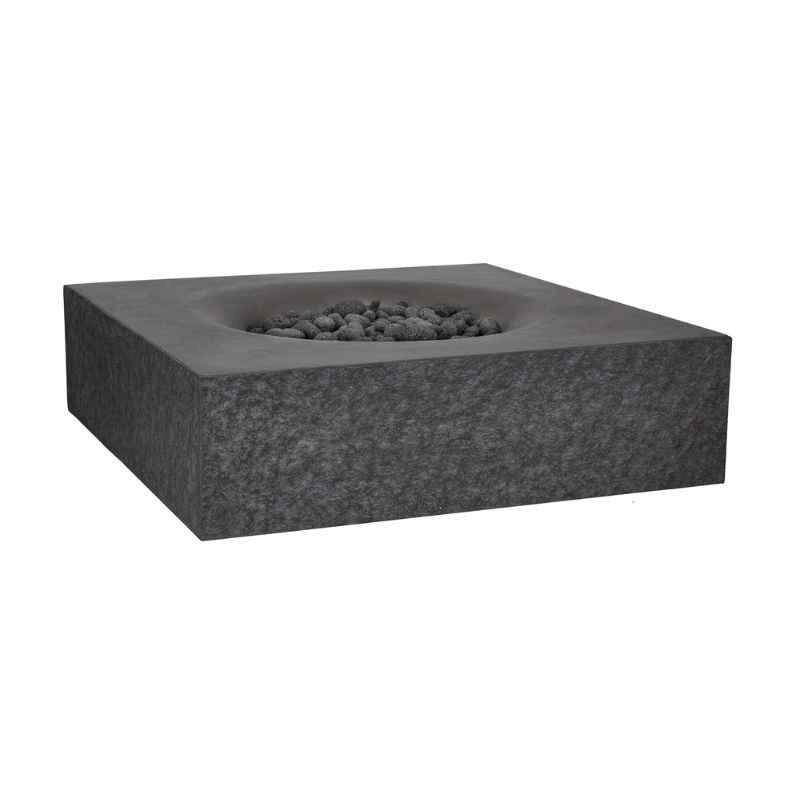 Pyromania Monument Fire Table Charcoal Angle