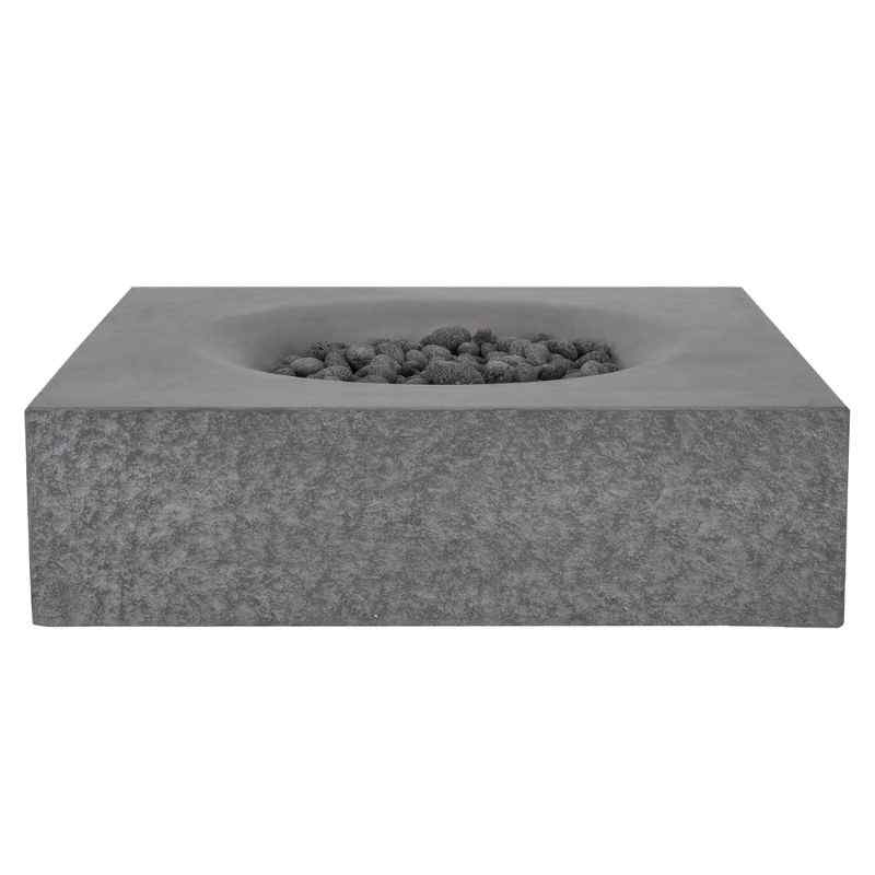 Pyromania Monument Fire Table Slate Front