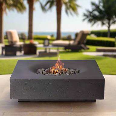 Pyromania Infinity Fire Table Charcoal Grey