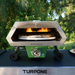 Turpone_Ronzio_12_Pizza_Oven_on_cart_outdoors_green_with_flame