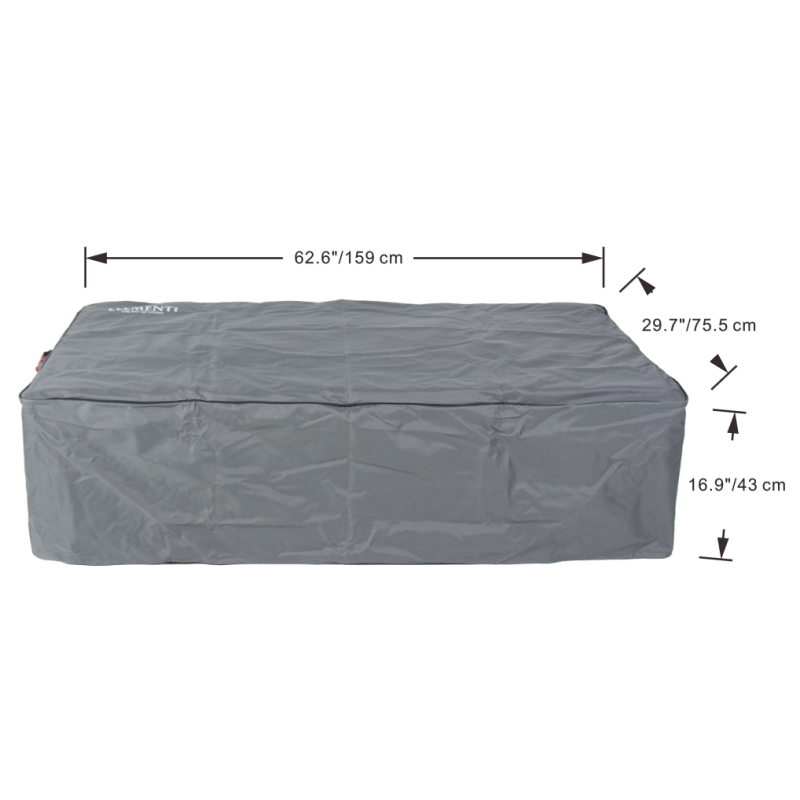 Varna Fire Table Cover Dimensions
