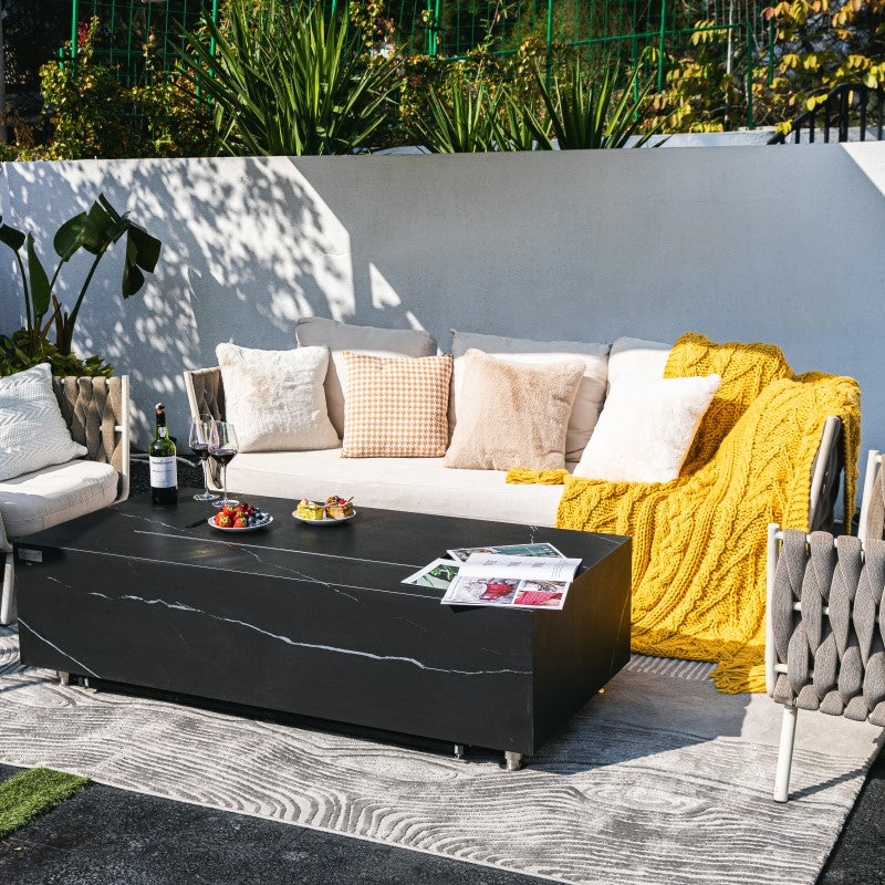 Varna Fire Table Outdoor with Lid