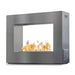 Williams Fireplace Stainless Steel with fire