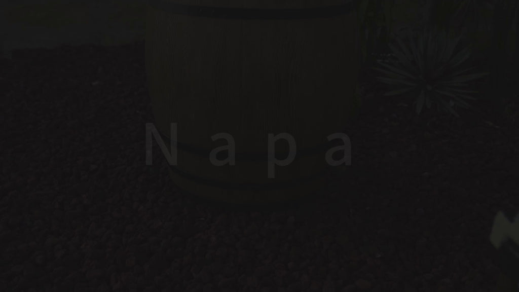 Elementi Napa Barrel Fire Table