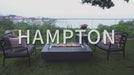 Elementi Hampton Fire Table Dark Gray
