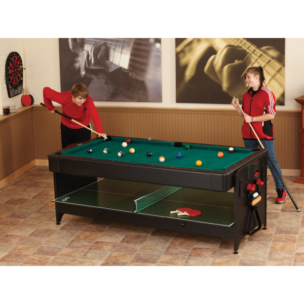 Fat Cat Original 3-in-1 Green 7' Pockey™ Multi-Game Table – Pro Pool Store